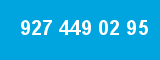 927 449 02 95 927 449 02 95